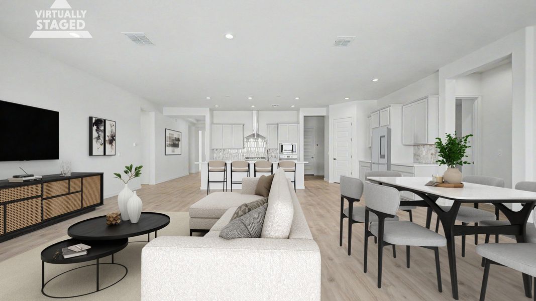 Representative furnished interior of a home built from the Montoro by DRB Homes in Windrose, Waddell (Image 7).