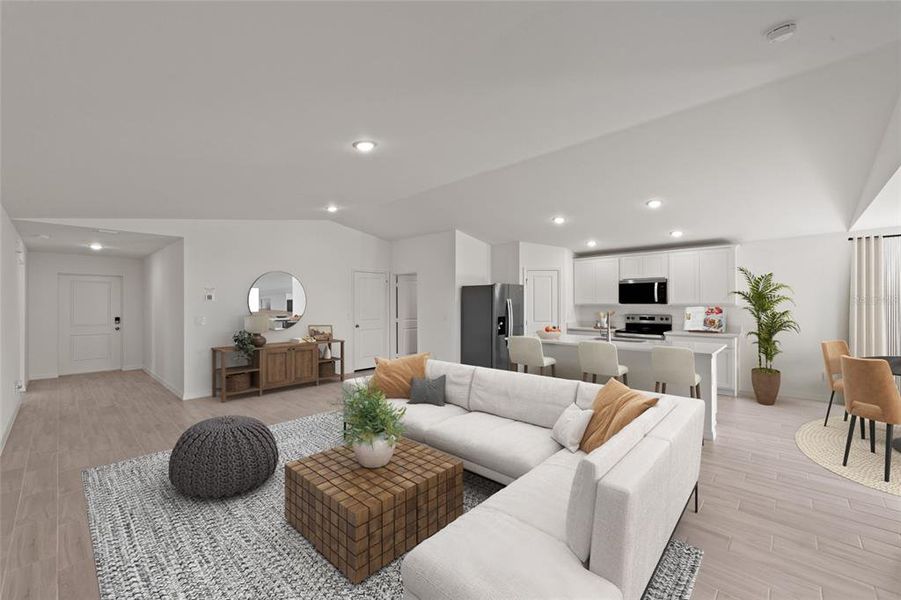 Furnished interior view inside a new home in , Port Charlotte (Image 4).