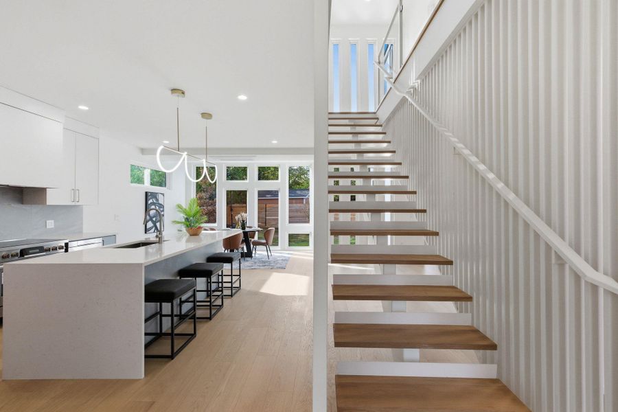 Furnished interior view inside a new home in , Austin (Image 33).