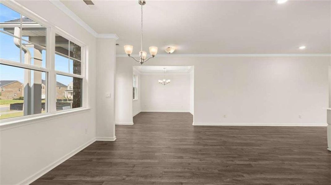 Spacious, unfurnished interior of a new home in The Gates at Pates Creek, Hampton (Image 31).