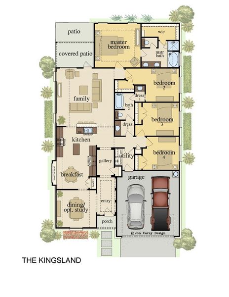 2D floor plan layout for the Kingsland by Steve Klein Custom Builder in TerraVista, Victoria, TX (Image 3). 2D floor plan layout for the Kingsland by Steve Klein Custom Builder in TerraVista, Victoria, TX (Image 3).