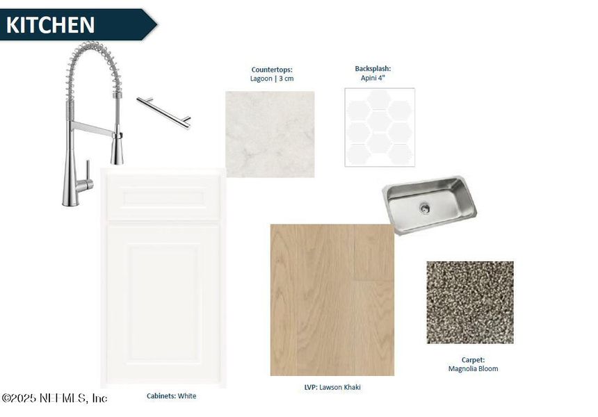 Sample of building materials used in homes in The Preserve at Bannon Lakes, St. Augustine (Image 25).