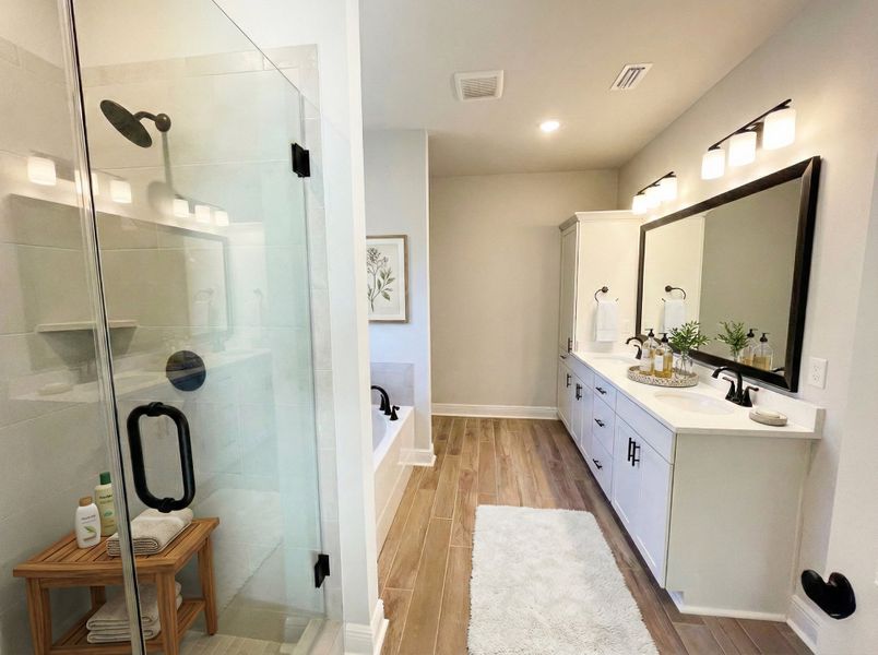 Front exterior of a new home in Iron Rock, Cantonment, FL, highlighting curb appeal (Image 6).