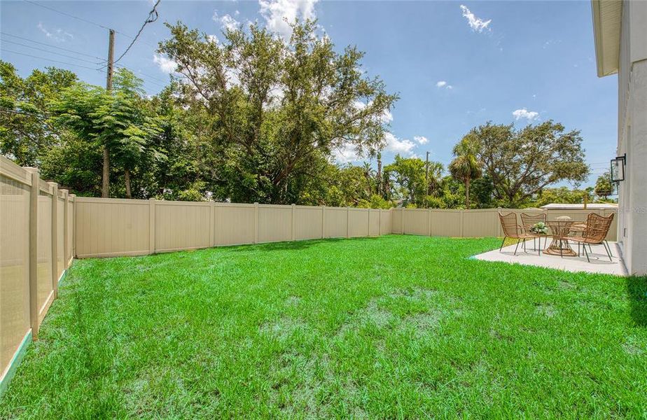 Exterior details and patio area of a home in , Palm Harbor (Image 25).
