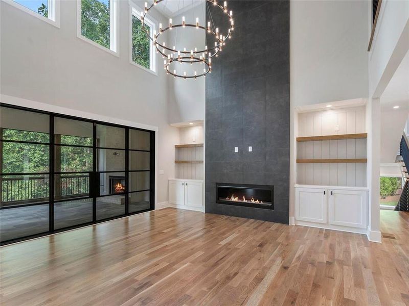 Furnished interior view inside a new home in , Atlanta (Image 6).