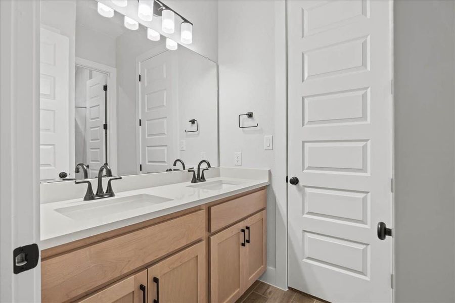 Furnished interior view inside a new home in 6 Creeks, Kyle (Image 12). Furnished interior view inside a new home in 6 Creeks, Kyle (Image 12).