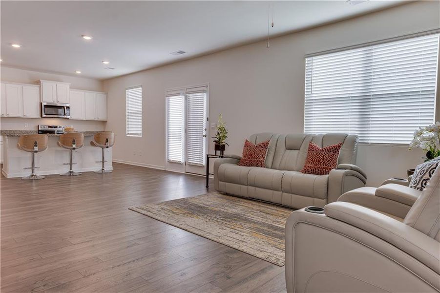 Furnished interior view inside a new home in The Reserve at Calcutta, Stockbridge (Image 12).