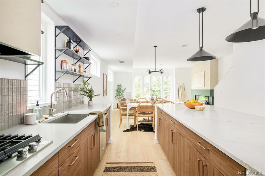 Furnished interior view inside a new home in , Denver (Image 9).