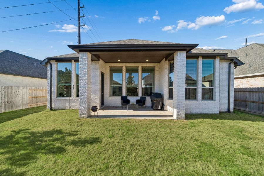 Exterior details and patio area of a home in Fulbrook on Fulshear Creek: 50ft. lots, Fulshear (Image 4).