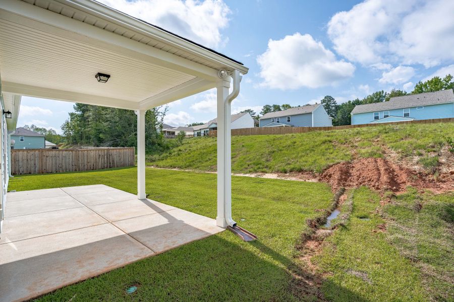 Exterior details and patio area of a home in Carriage Estates, Lexington (Image 24).