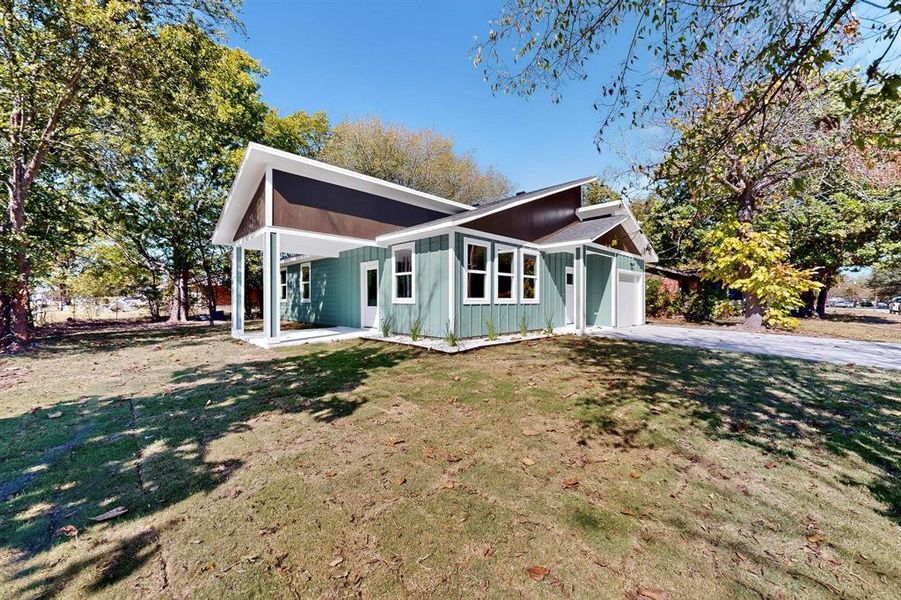 Exterior details and patio area of a home in , Cooper (Image 17). Exterior details and patio area of a home in , Cooper (Image 17).