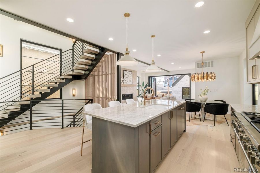 Furnished interior view inside a new home in , Denver (Image 10). Furnished interior view inside a new home in , Denver (Image 10).