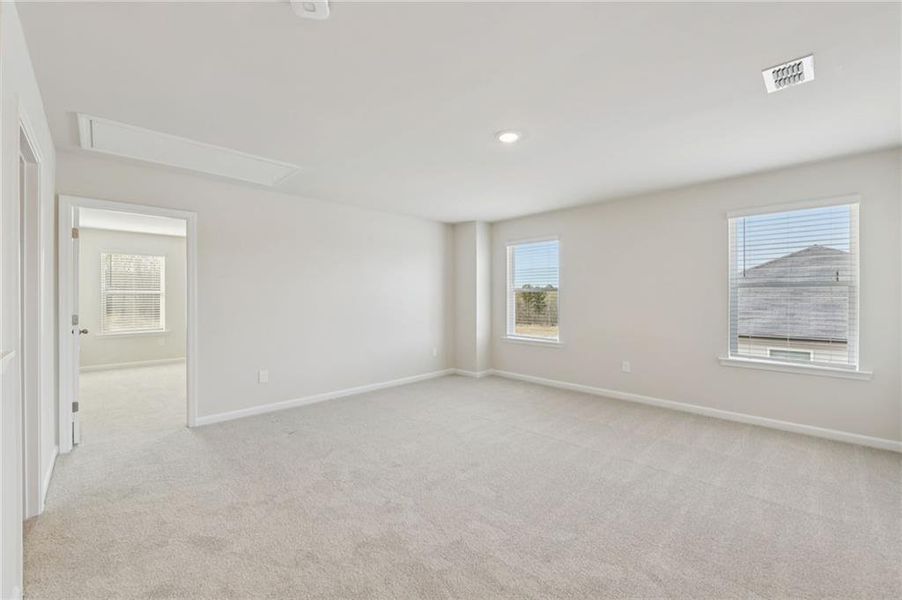Spacious, unfurnished interior of a new home in Preserve at Mountain Creek, Pendergrass (Image 34).
