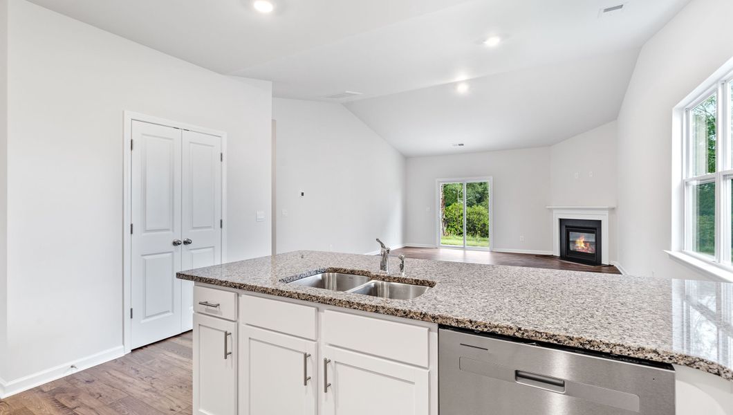 Representative furnished interior of a home built from the Davidson by D.R. Horton in Brookside Farms, Greer (Image 7).