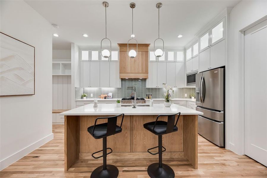 Furnished interior view inside a new home in , Dallas (Image 17).