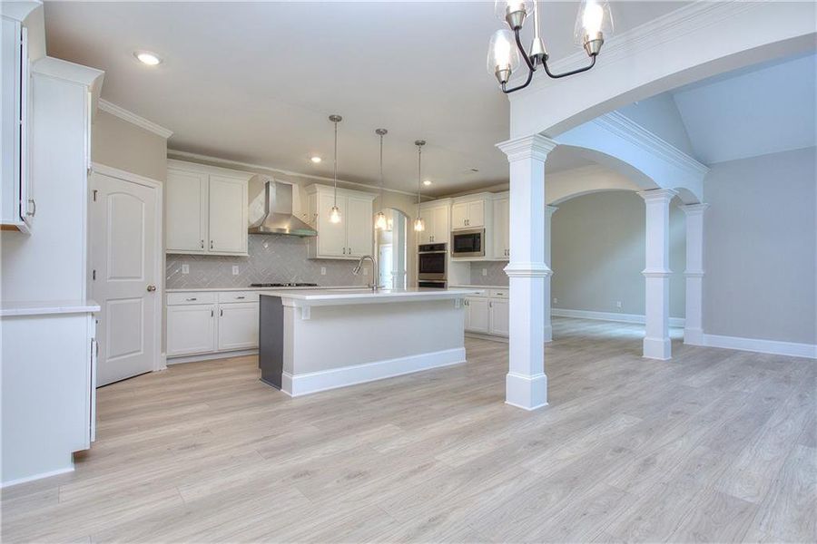 Furnished interior view inside a new home in , Conyers (Image 7). Furnished interior view inside a new home in , Conyers (Image 7).