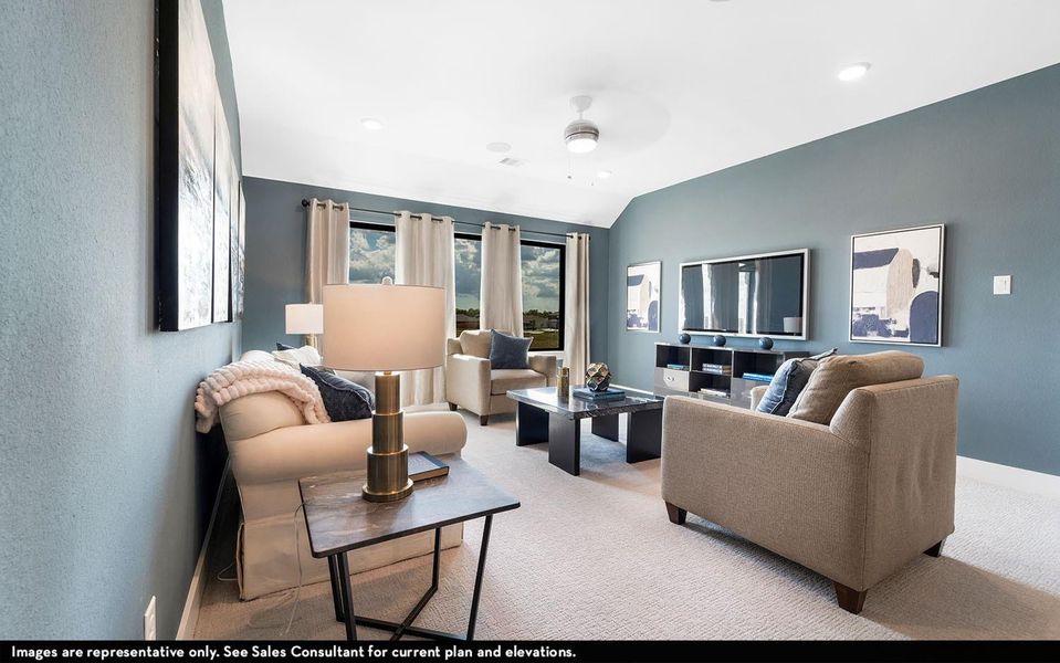 Furnished interior view inside a new home in River Ranch Meadows, Dayton (Image 20).