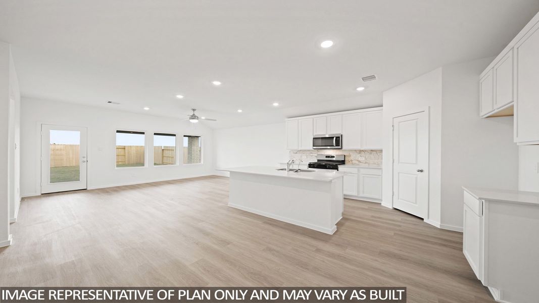 Furnished interior view inside a new home in Sunterra Lakes, Brookshire (Image 5).