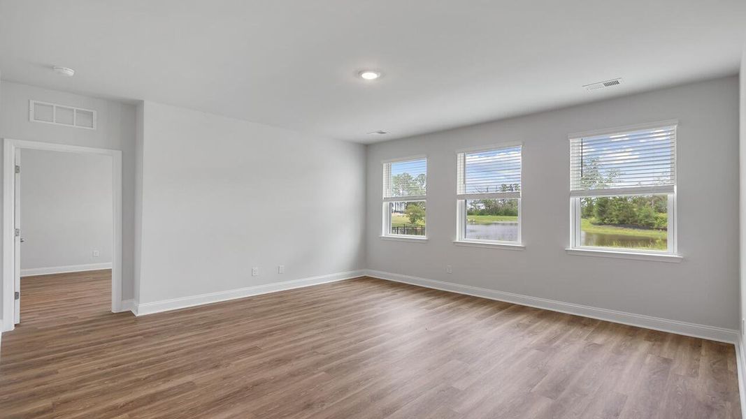 Spacious, unfurnished interior of a new home in Lakeview at Kitfield, Moncks Corner (Image 23). Spacious, unfurnished interior of a new home in Lakeview at Kitfield, Moncks Corner (Image 23).
