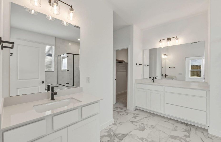 Furnished interior view inside a new home in Sunfield, Buda (Image 10). Furnished interior view inside a new home in Sunfield, Buda (Image 10).