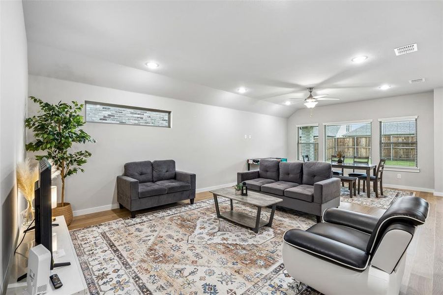 Furnished interior view inside a new home in LakePointe, Lavon (Image 13).