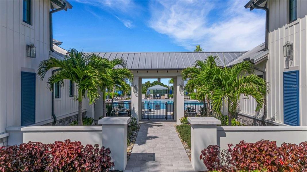 Exterior details and patio area of a home in , Bradenton (Image 30).