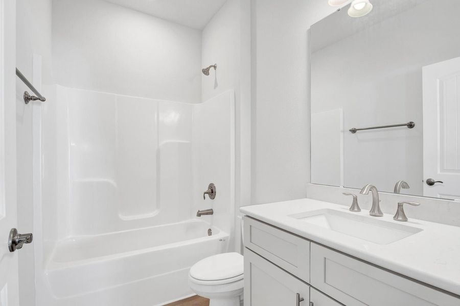 Furnished interior view inside a new home in The Bluffs at Lafayette, Freeport (Image 7).