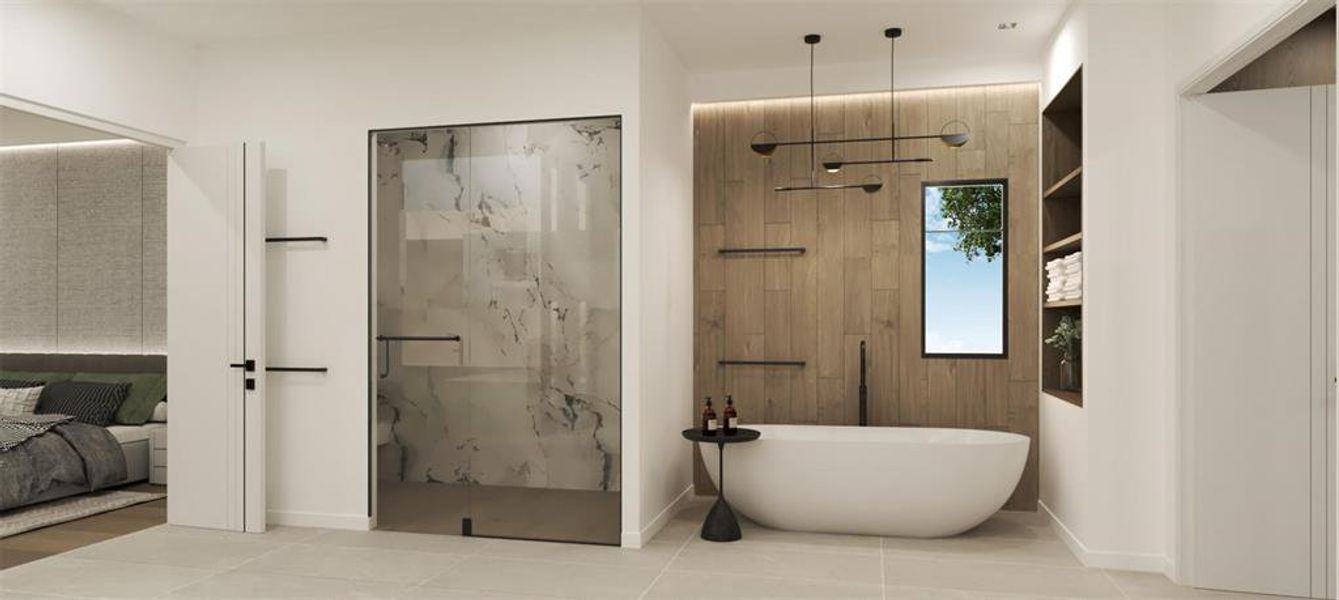 Furnished interior view inside a new home in , Heath (Image 17). Furnished interior view inside a new home in , Heath (Image 17).