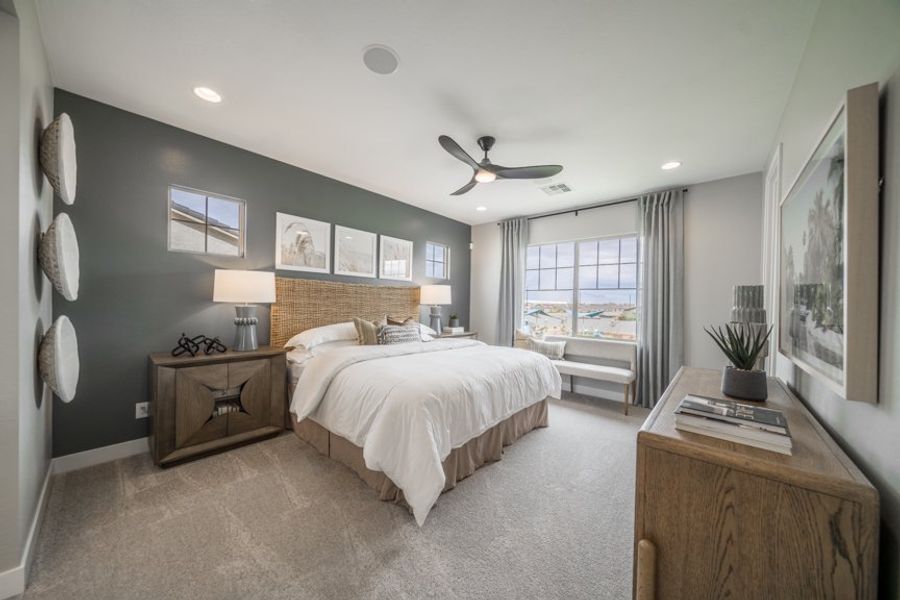 Furnished interior view inside a new home in Hawes Crossing, Mesa (Image 11).