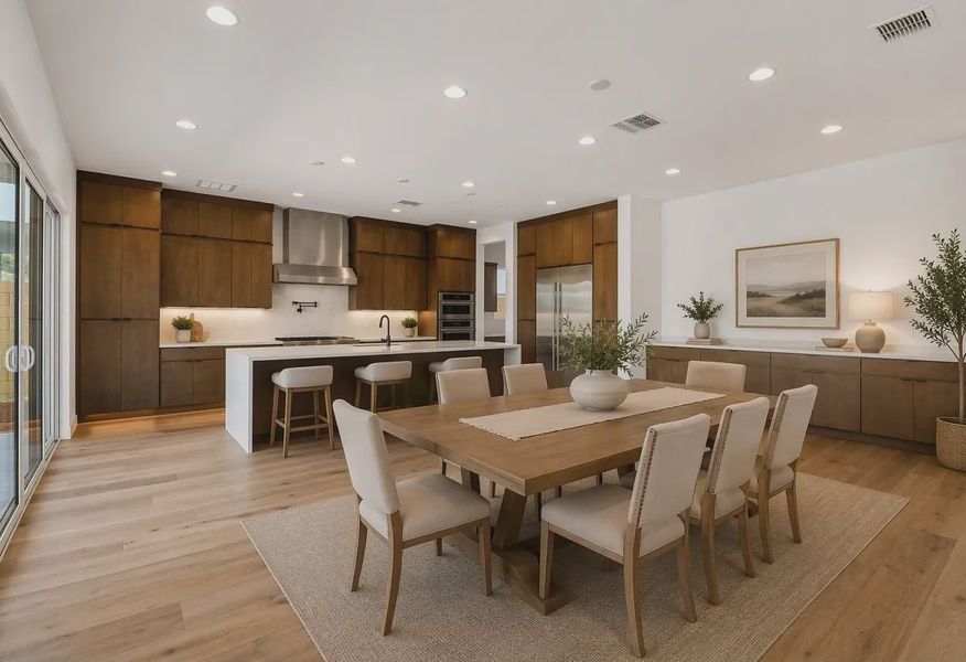 Kitchen and Dining Virtually Staged - 4 of 15