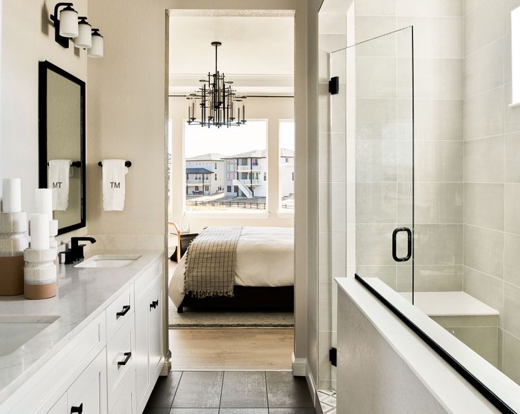 Representative furnished interior of a home built from the Ridge by Taylor Morrison in Parterre Destination Collection, Thornton (Image 13).