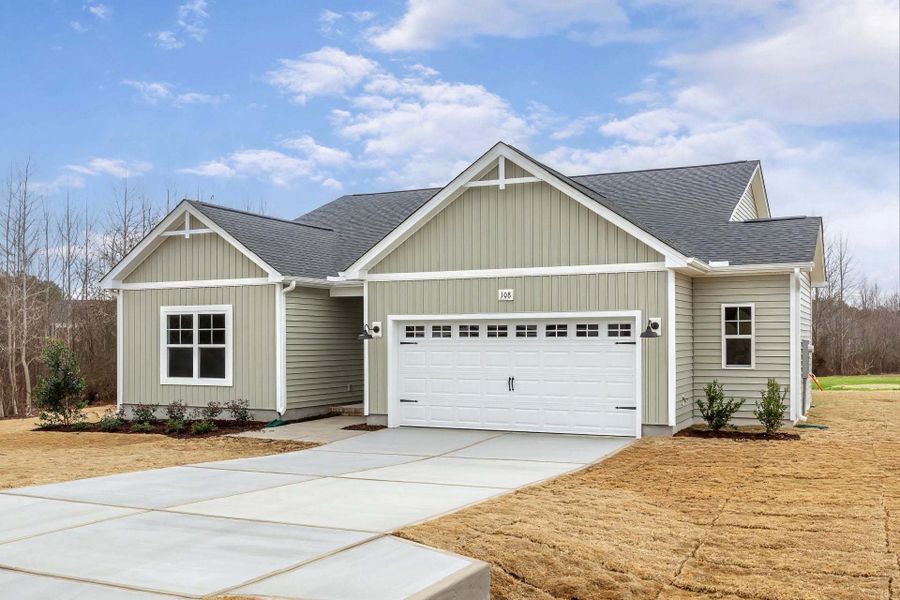 Elevation FH with Work Area Garage Option