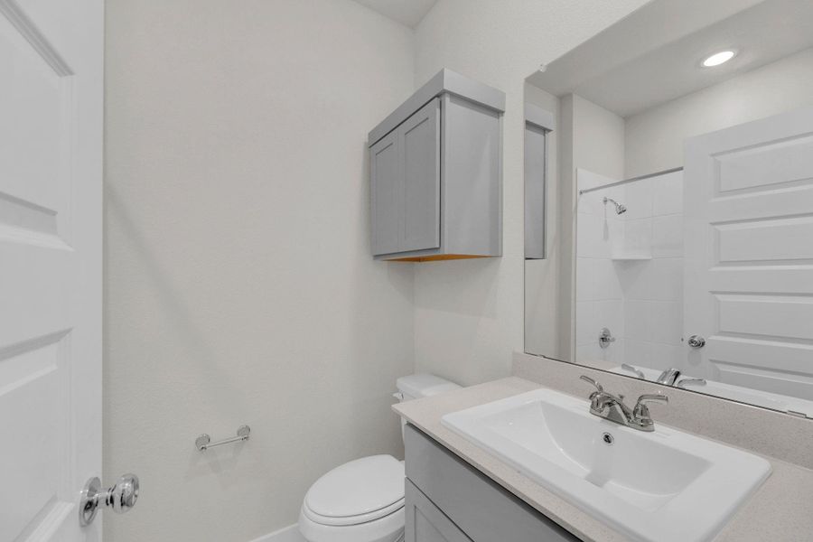 Furnished interior view inside a new home in Prairie Winds, Hutto (Image 16). Furnished interior view inside a new home in Prairie Winds, Hutto (Image 16).