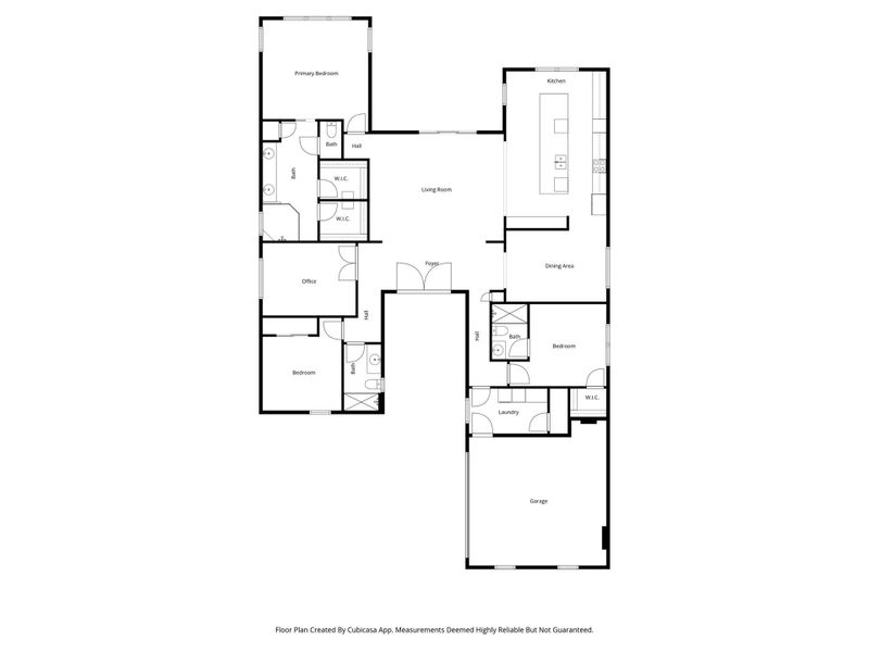 2D floor plan layout of this home in , The Acreage, FL (Image 5).