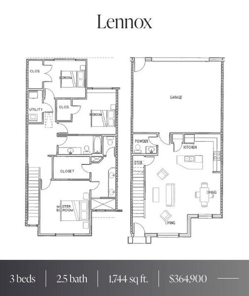 2D floor plan layout of this home in , Denton, TX (Image 5).