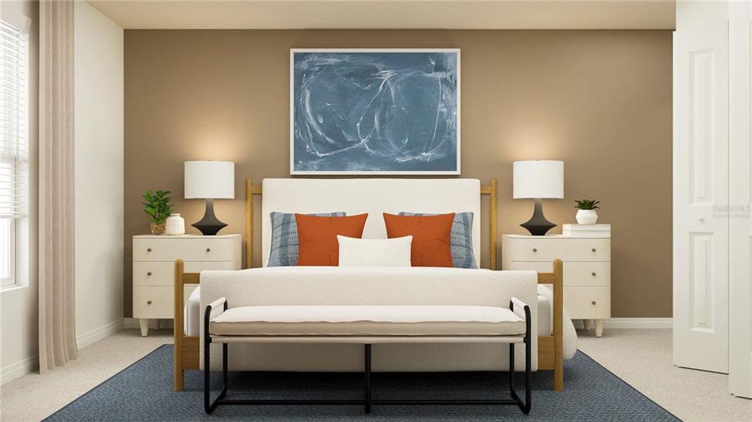 Furnished interior view inside a new home in Ranches at Lake Mcleod, Eagle Lake (Image 6).