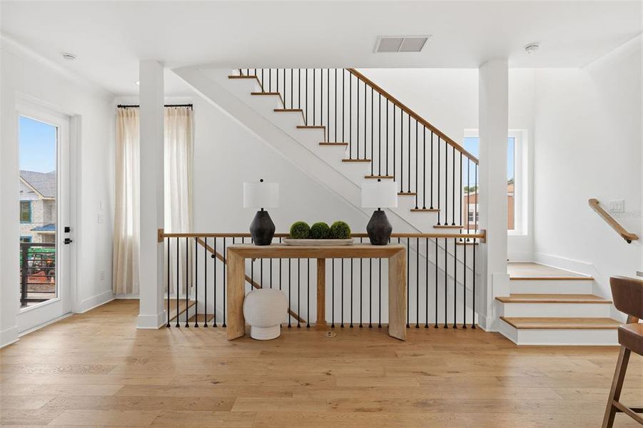Furnished interior view inside a new home in , Tampa (Image 36).