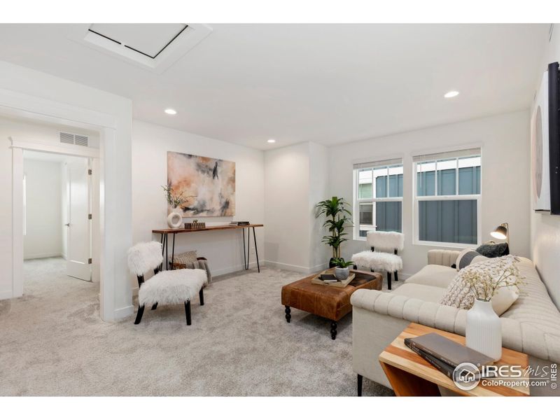 Upstairs Living area
