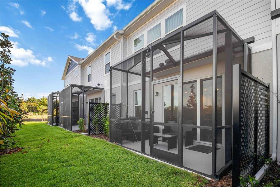 Exterior details and patio area of a home in , Parrish (Image 15).