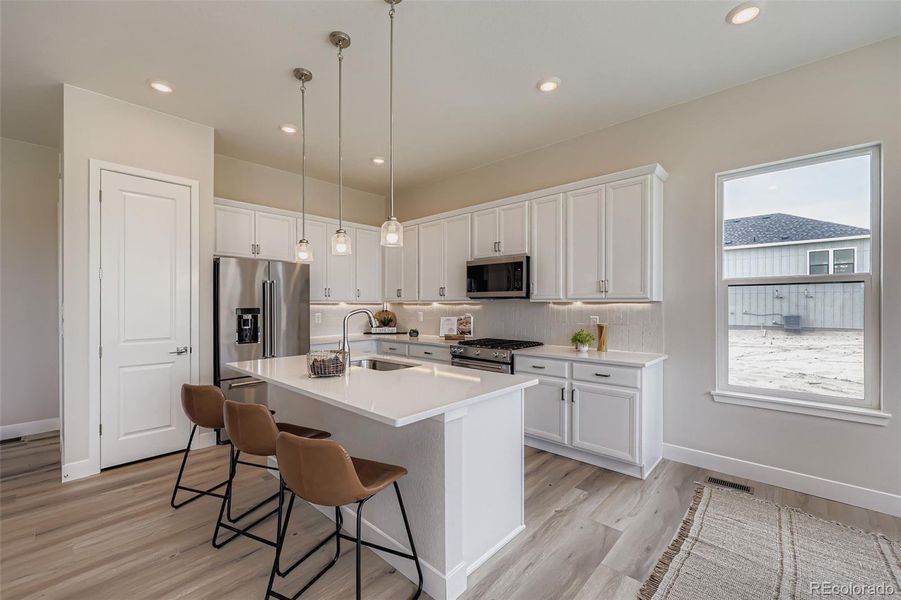 Furnished interior view inside a new home in Hillside at Castle Rock, Castle Rock (Image 17).
