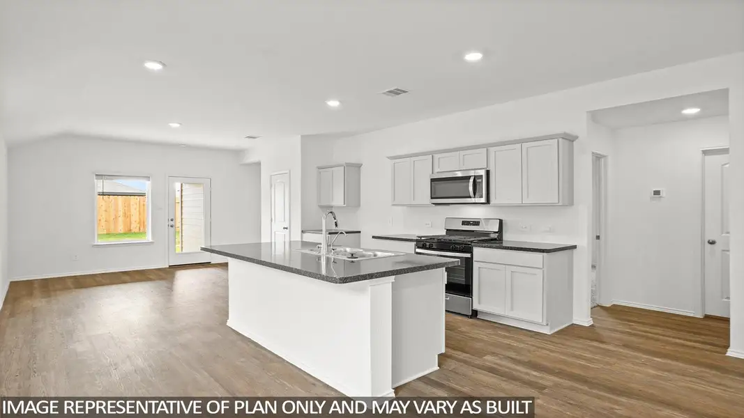 Furnished interior view inside a new home in , Crosby (Image 5).