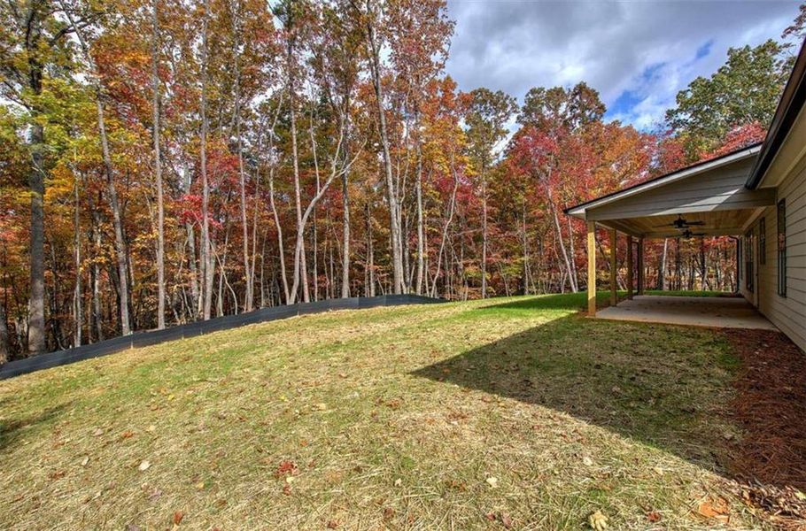 Exterior details and patio area of a home in , Rockmart (Image 14). Exterior details and patio area of a home in , Rockmart (Image 14).