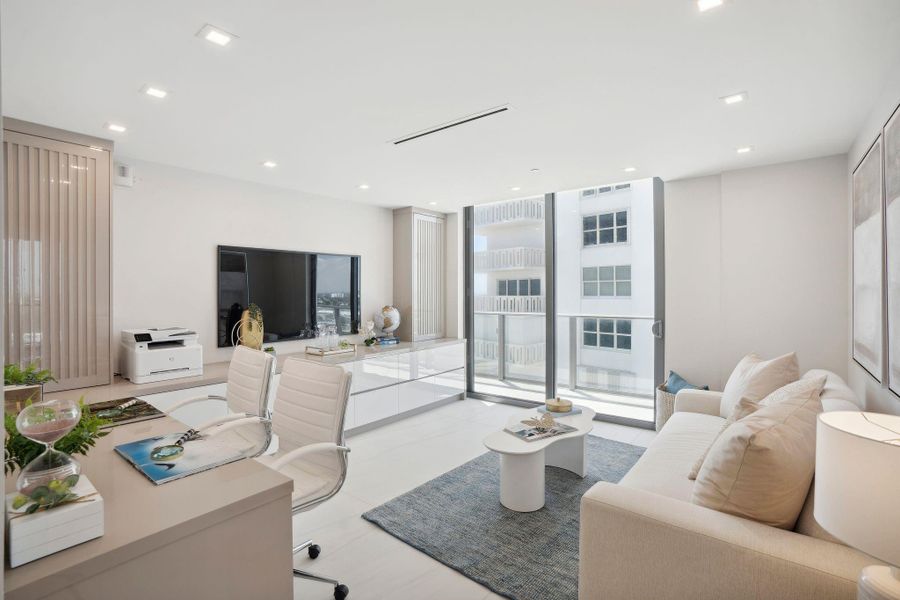 Furnished interior view inside a new home in , Pompano Beach (Image 23). Furnished interior view inside a new home in , Pompano Beach (Image 23).