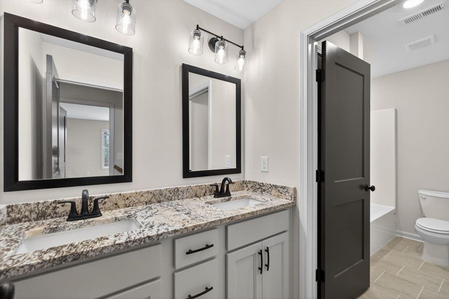 Furnished interior view inside a new home in Blackwelder Bluff, Bowdon (Image 16).