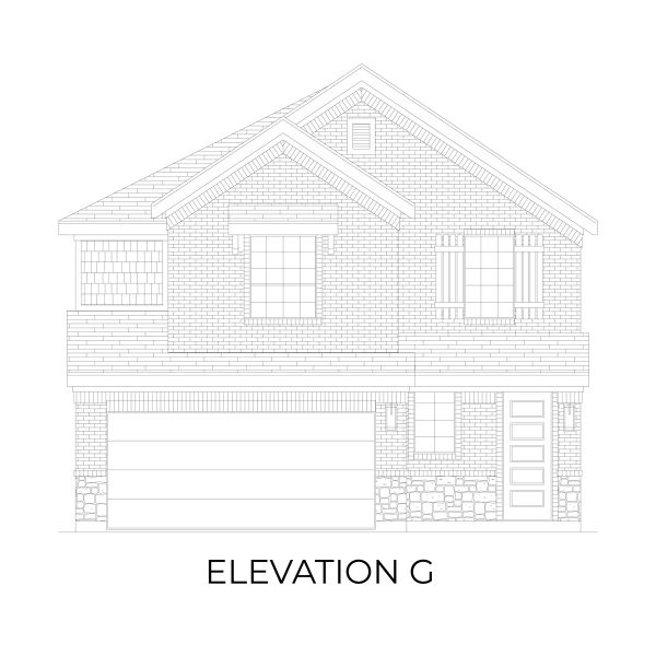 Representative rendering of the exterior for the Harrison F by First Texas Homes (Image 16). Representative rendering of the exterior for the Harrison F by First Texas Homes (Image 16).