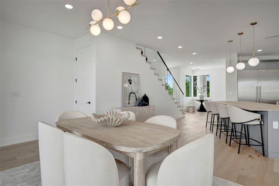 Furnished interior view inside a new home in , St. Petersburg (Image 46).