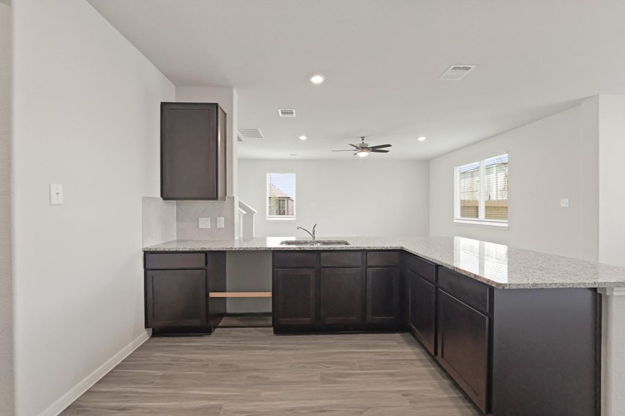 Furnished interior view inside a new home in Bammel Oaks, Houston (Image 12). Furnished interior view inside a new home in Bammel Oaks, Houston (Image 12).