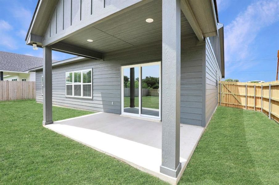 Front exterior of a new home in , Farmersville, TX, highlighting curb appeal (Image 14). Front exterior of a new home in , Farmersville, TX, highlighting curb appeal (Image 14).