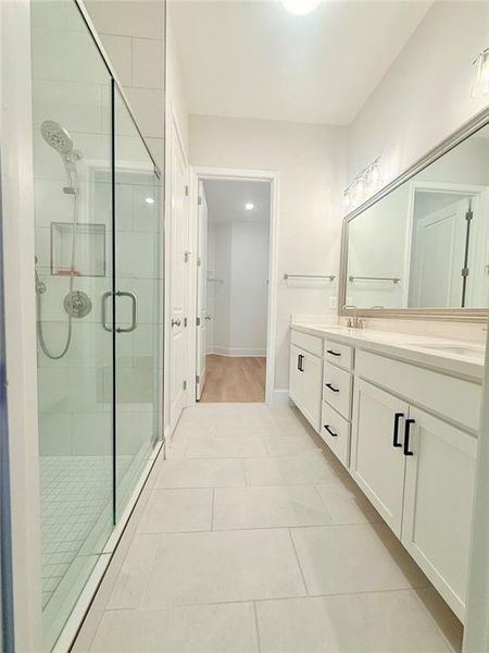 Furnished interior view inside a new home in Haven at Stanley, Kennesaw (Image 9).