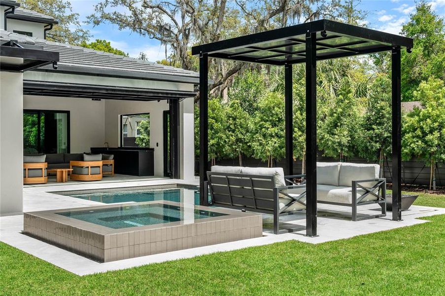 Exterior details and patio area of a home in , Winter Park (Image 36).